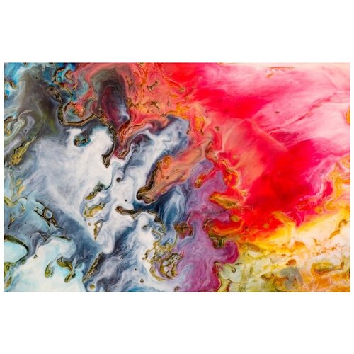 Интерьерная картина-обогреватель WarmART "Разноцветные кляксы" 60х100 см