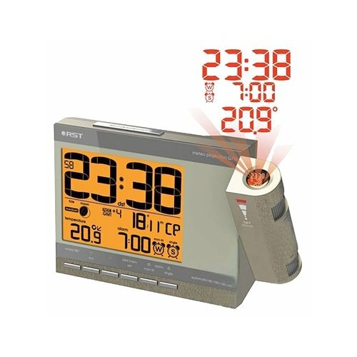 RST 32758 Проекционные часы будильник