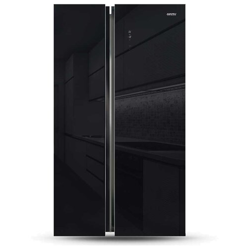 Холодильник Ginzzu NFK-520 Black glass