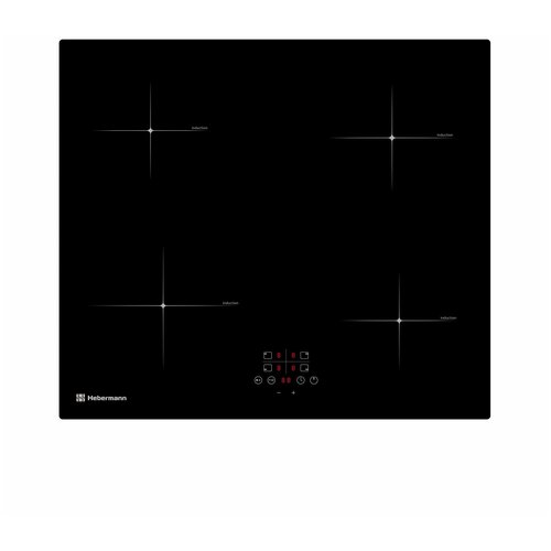 Панель варочная HEBERMANN HBKI 6040.1 B индукционная стеклокерамика чёрный