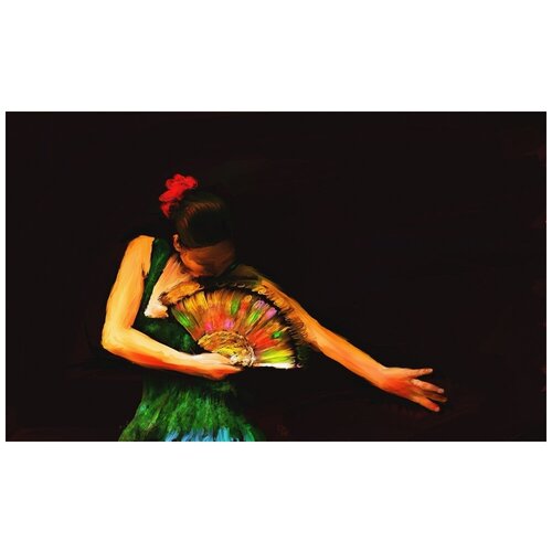Интерьерная картина-обогреватель WarmART "Танец Фламенко" 60х100 см