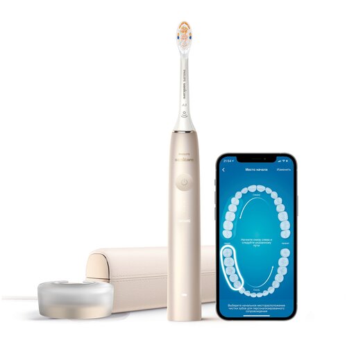 Электрическая зубная щетка с мобильным приложением Philips Sonicare 9900 Prestige HX9992/11
