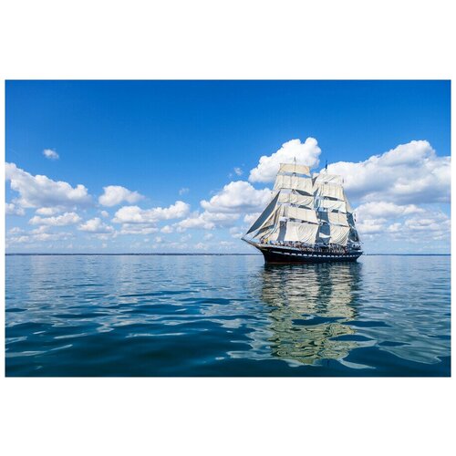 Интерьерная картина-обогреватель WarmART "Парусный корабль" 60х100 см