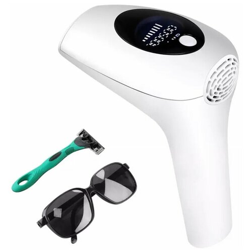 Домашний лазерный фотоэпилятор IPL EvoSkin A1 Million (999.999 вспышек) + в подарок защитные очки и бритва
