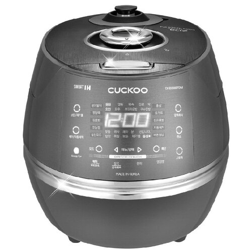 Рисоварка индукционная на 6 порций Cuckoo CRP-DHB0660FDM (темно-серебристый)