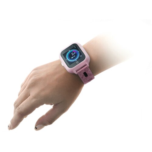 TrakFon - SPACE- Pink-4G - часы телефон для девочки / лучшие детские часы с GPS и прослушкой. Два ремешка в комплекте в подарочной упаковке