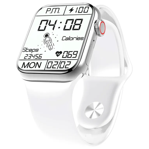 Универсальные смарт часы спортивные Milliant M16 Plus с пульсометром и ЭКГ / Фитнес браслет умный влагозащищенный для Win iOS Android MiO ( Розовый )