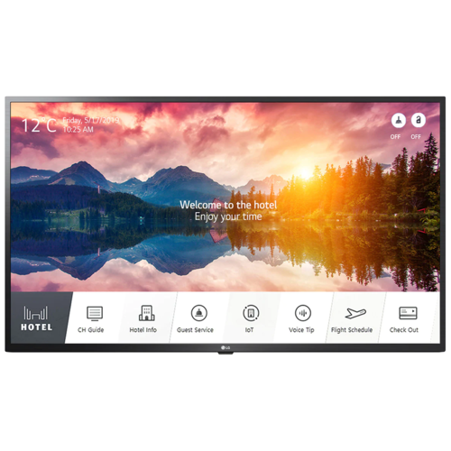 LG HTV 43" 43US662H LED/IP-RF/4K/S-IPS/Pro:Centric/DVB-T2/C/S2/Acc clock/RS-232C/300nit/No stand incl