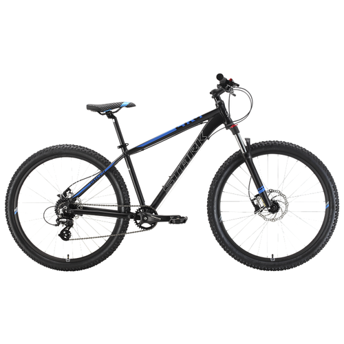 Горный велосипед Stark Hunter 27.3 HD (2022) 16" Черно-голубой (151-165 см)