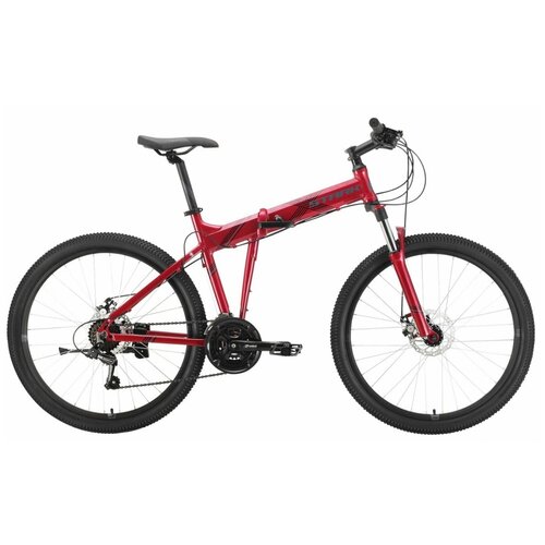 Велосипед Stark'21 Cobra 26.2 D красный/серый 18"