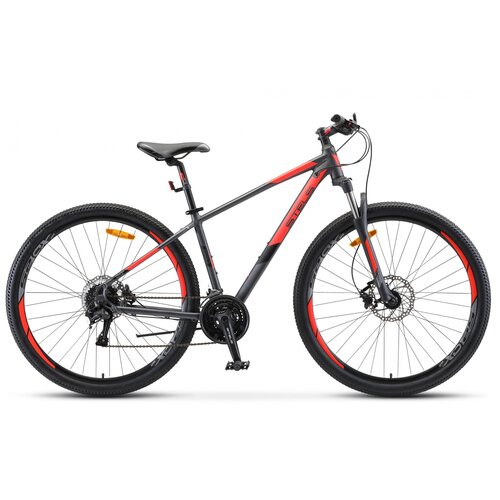 Горный велосипед Stels Navigator 920 D V010 (2021) антрацитовый/красный 16.5"