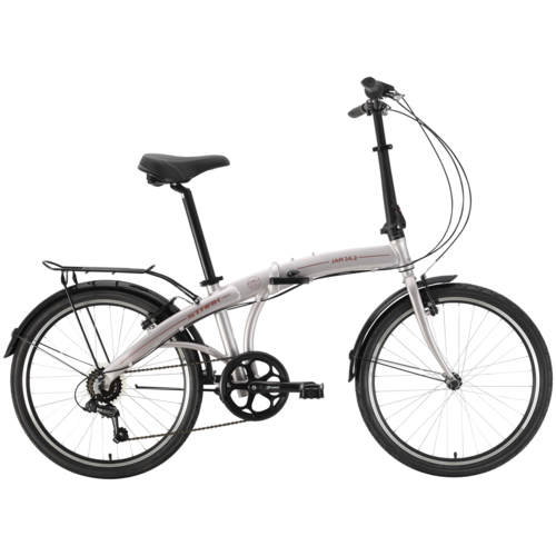 Складной велосипед Stark Jam 24.2 V (2021) 24 Серебристо-коричневый