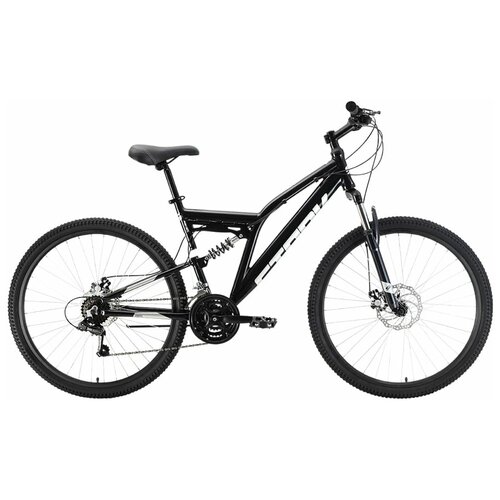 Велосипед Stark'21 Jumper 27.1 FS D чёрный/серебристый 21 скорость рама M (18") HD00000044