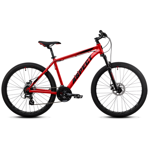Велосипед горный с колесами 26" Aspect Ideal красно-черный рама 14