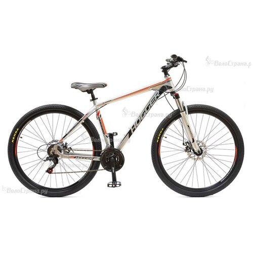 Горный велосипед Hogger Olympico MD (2021) Серебристо-красный 17" (161-178 см)