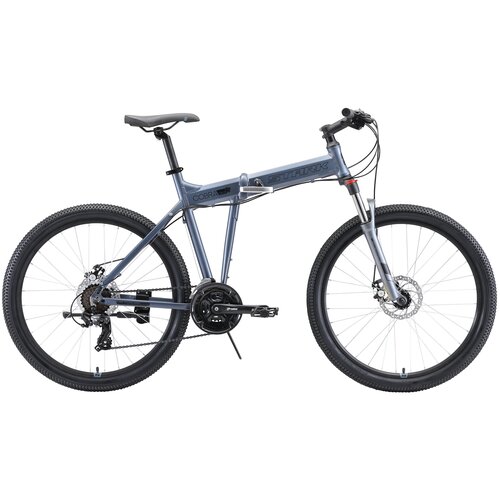 Складной велосипед Stark Cobra 26.2 D (2020) 20" Серо-черный (176-186 см)