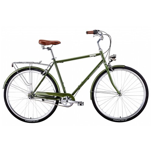 Велосипед Bear Bike London 2021 рост 580 мм зеленый