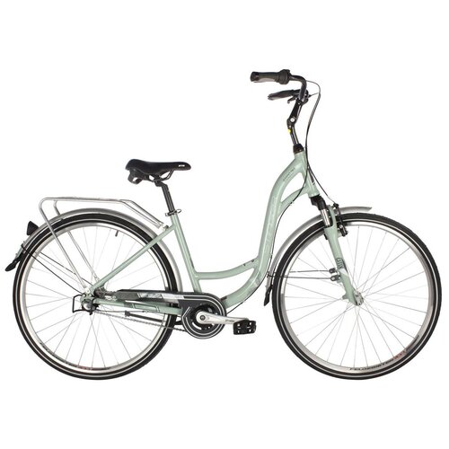 Городской велосипед Stinger Barcelona STD 28 (2021) рама 17 Зеленый