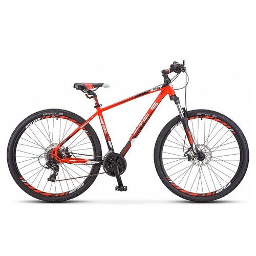 Горный (MTB) велосипед STELS Navigator 930 MD 29 V010 (2021) рама 18.5” Неоновый-красный/чёрный
