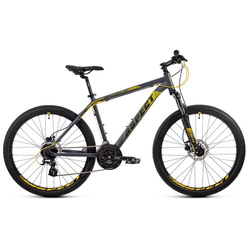 Горный велосипед Aspect NICKEL (2021) 16" Серо-синий (151-165 см)