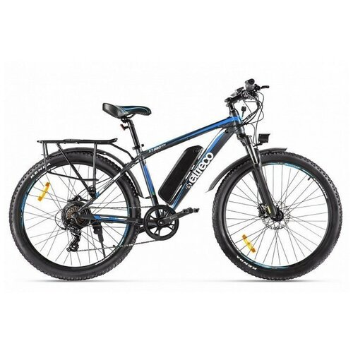 Велогибрид Eltreco XT 850 new серо-синий-2146 022299-2146