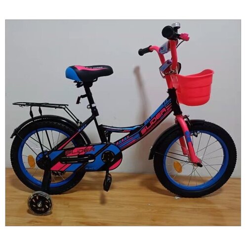 Велосипед двухколесный детский Slider. синий/черный/розовый. арт. IT106097