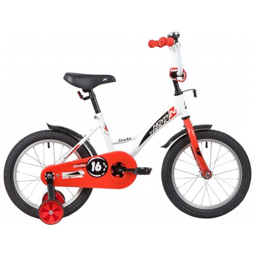 Велосипед 16 детский Novatrack Strike (2020) количество скоростей 1 рама сталь 10