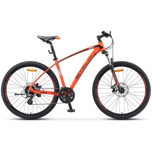 Велосипед Stels Navigator 750 MD V010 рама 21 ALU оранжевый колеса 27.5