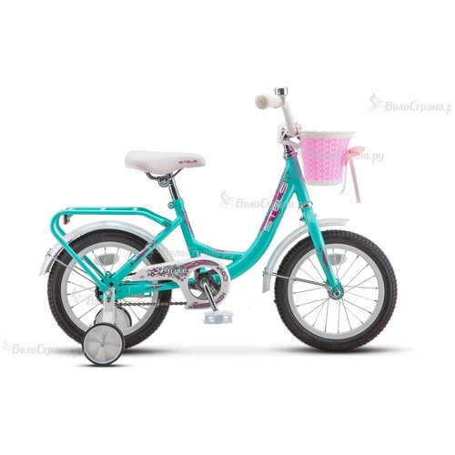 Детский велосипед STELS Flyte Lady 14 Z011 рама 9.5" Бирюзовый (2018)