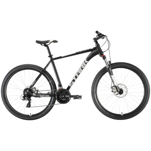 Горный велосипед Stark Router 27.3 D (2020) Черно-серебристый 20" (176-186 см)