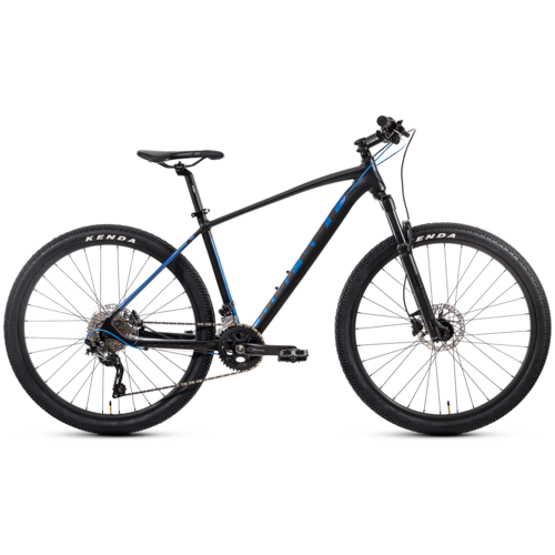 Горный (MTB) велосипед Aspect AMP COMP 27.5 (2021) черно-синий 18" (требует финальной сборки)