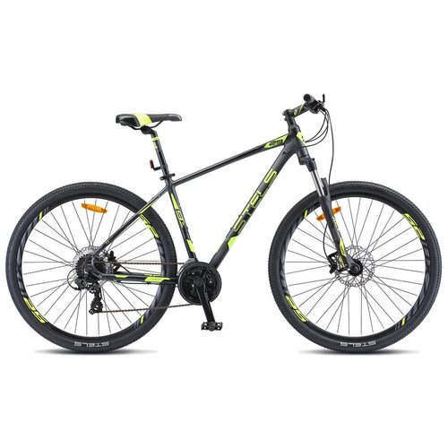 Горный велосипед Stels Navigator 930 D 29 V010 (2019) антрацит/лайм 18.5"