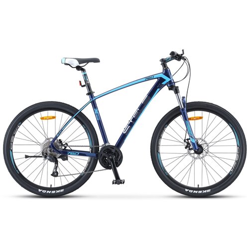 Велосипед горный Stels Navigator 760 MD V010 тёмно-синий колеса 27.5"