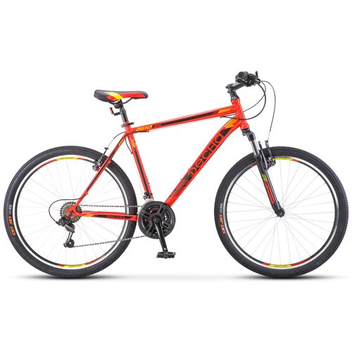 Горный (MTB) велосипед Десна 2610 V 26 (2020) рама 20" Тёмно-серый/оранжевый