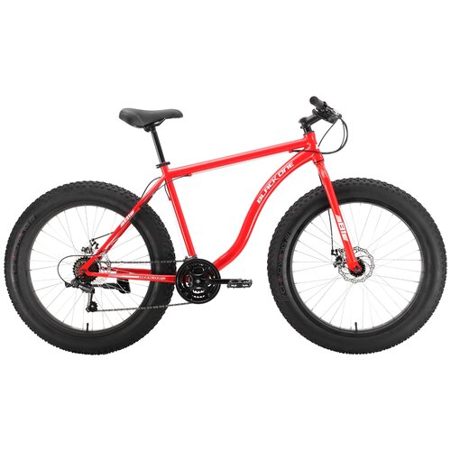 Велосипед Black One Monster 26 D (2021) красный/белый 18"