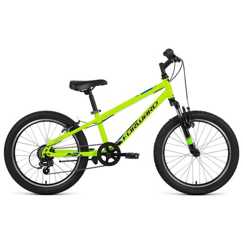 Велосипед Forward UNIT 20 2.2 2022 рост 10.5" ярко-зеленый/черный