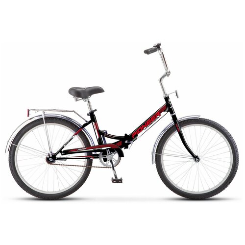 Велосипед PIONEER Oscar 24"/14" 2020-2021 black-red-white