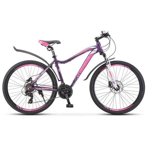Велосипед Stels Miss-7500 D 27.5" V010 18" тёмно-пурпурный