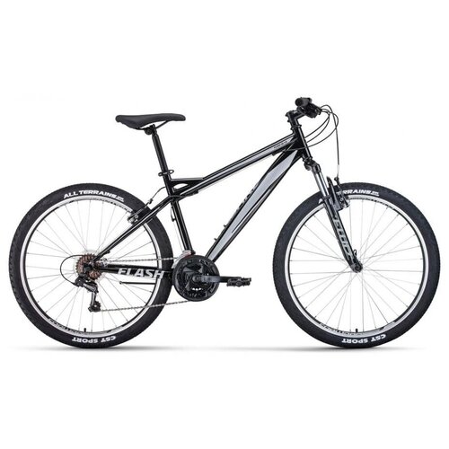 Велосипед горный хардтейл FORWARD FLASH 26 1.2 26" 15" черный/серый RBKW1M16G022 2021
