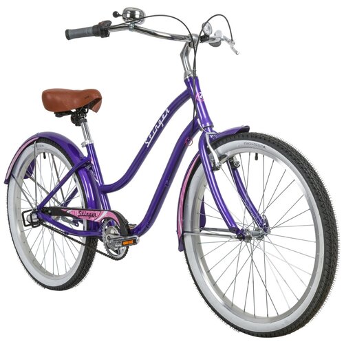 Велосипед Stinger Cruiser 3Sl 26 2021 Фиолетовый (Дюйм:16)