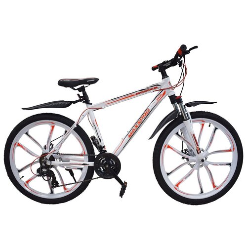 Велосипед горный хардтейл MAXXPRO MARAFON 26" 18" бело-красный N2609-4 2021