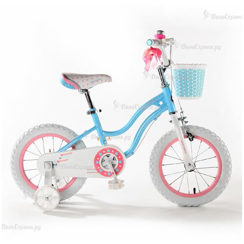 Детский велосипед Royal Baby Stargirl Steel 16" (2020) 16 Голубо-розовый