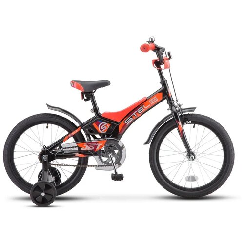 Детский велосипед STELS Jet 16" Z010 Чёрный/оранжевый (требует финальной сборки)