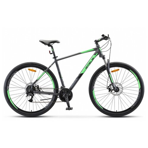 Велосипед STELS 2022 Navigator-920 MD 29 (V010) 16.5" Антрацитовый/зелёный