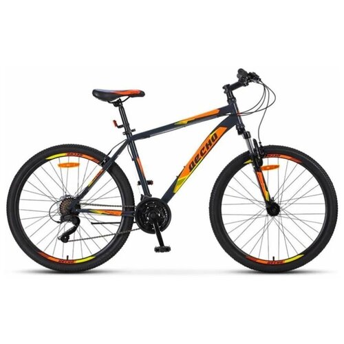Велосипед горный Десна 26" 2610 V 18" темно-серый/ оранжевый