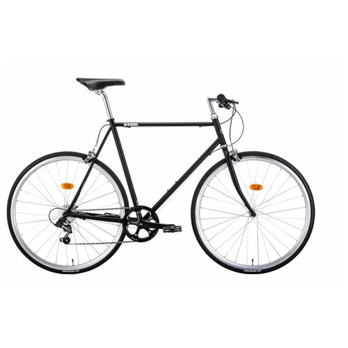 Велосипед BEAR BIKE Taipei - р.58см - 21г. (черный матовый)
