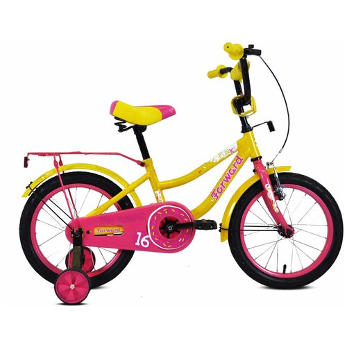 Детский велосипед FORWARD Funky 16 (2020) бирюзовый/желтый