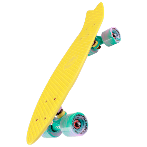 Скейтборд пластиковый Fishboard23 (mini) yellow 1/