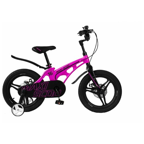 Велосипед MAXISCOO Cosmic Делюкс -16"-22г. (розовый матовый) MSC-C1616D