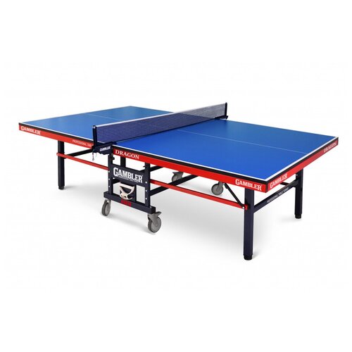Теннисный стол Gambler Dragon blue для помещений (цвет синий)